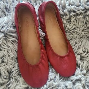Tieks By Gavrieli Cardinal Red Ballet Flats - Size 8